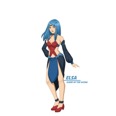 Elsa Azure of the Ocean Poster
